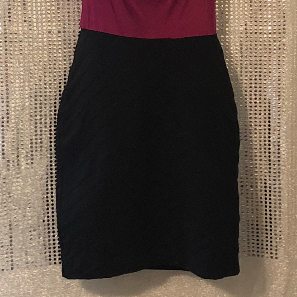 #Express Color-Block Bandaged Halter Dress - Picture 3 of 5